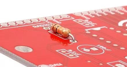 絲印指出了這個LED是電源指使燈